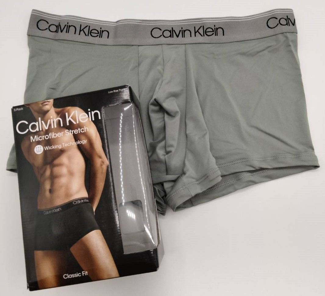 Calvin Klein(カルバンクライン)  ローライズボクサーパンツ グレイ 1枚 メンズボクサーパンツ 男性下着 NB3375