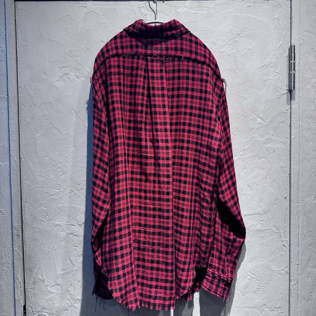 MASU エムエーエスユー 23AW GRUNGE PLAID SHIRT シャツ MMSS-SH0123