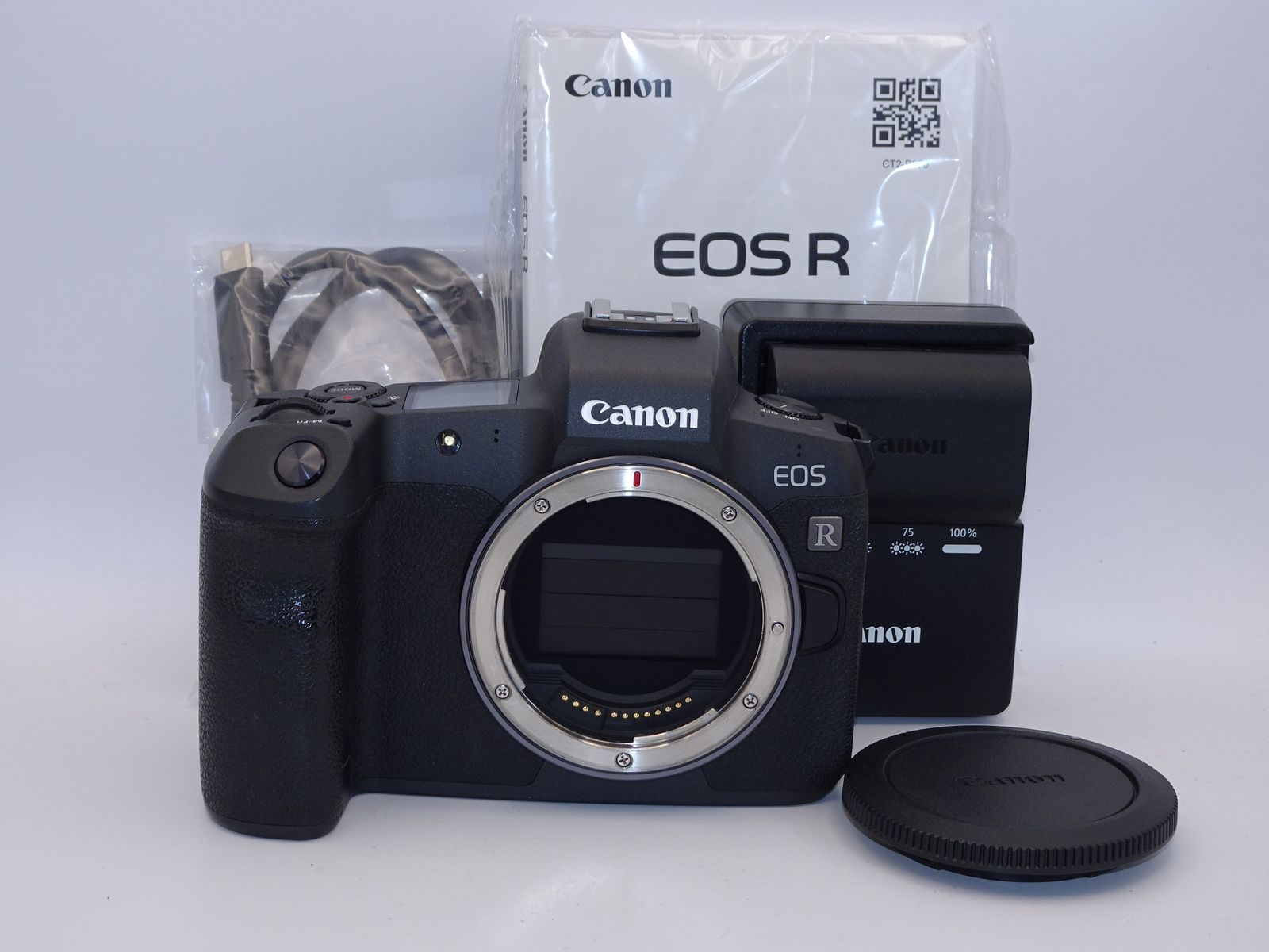 外観特上級】Canon ミラーレス一眼カメラ EOS R ボディー EOSR-