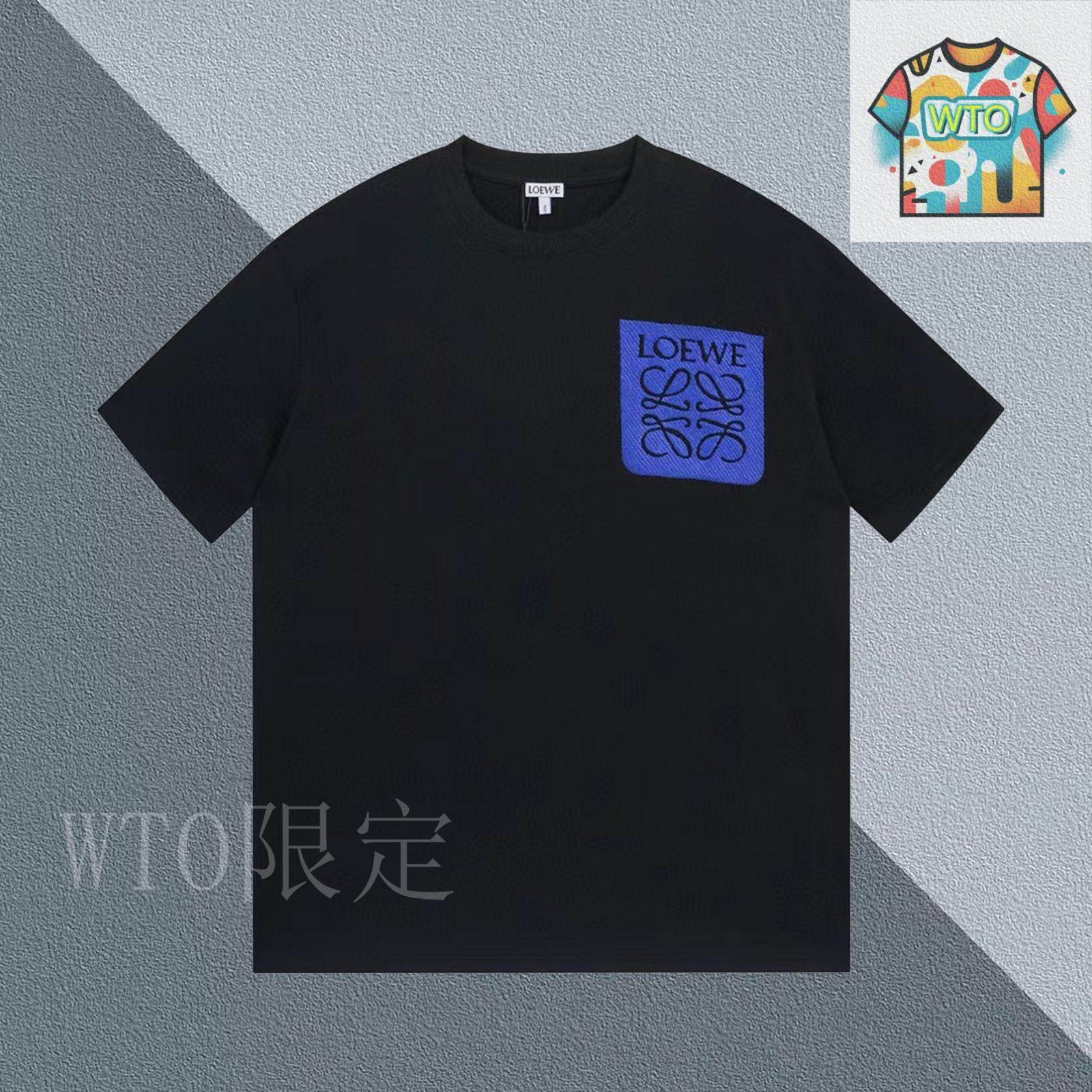 美品LOEWE ポケットロゴ Tシャツ LOEWE ロエベ ロゴ刺繍ポケットTシャツ H526Y22XBC ホワイト