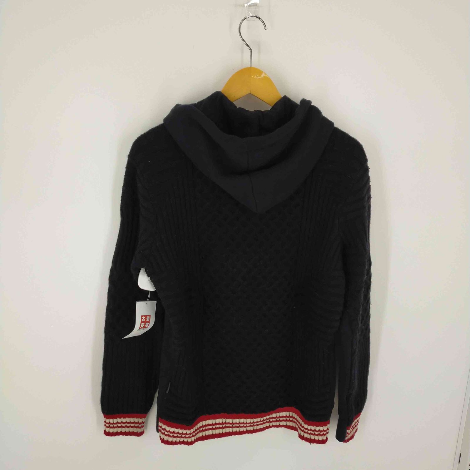 【美品】DIESEL ディーゼル メルトン ウール Pコート Lメンズ ブラック DIESEL ディーゼル Pコート TR007099 ウール ブラック 黒 L