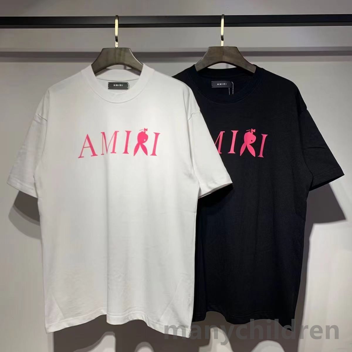 新品 AMIRI アミリ 半袖 Tシャツ プリントファッションTシャツ男女兼用#17