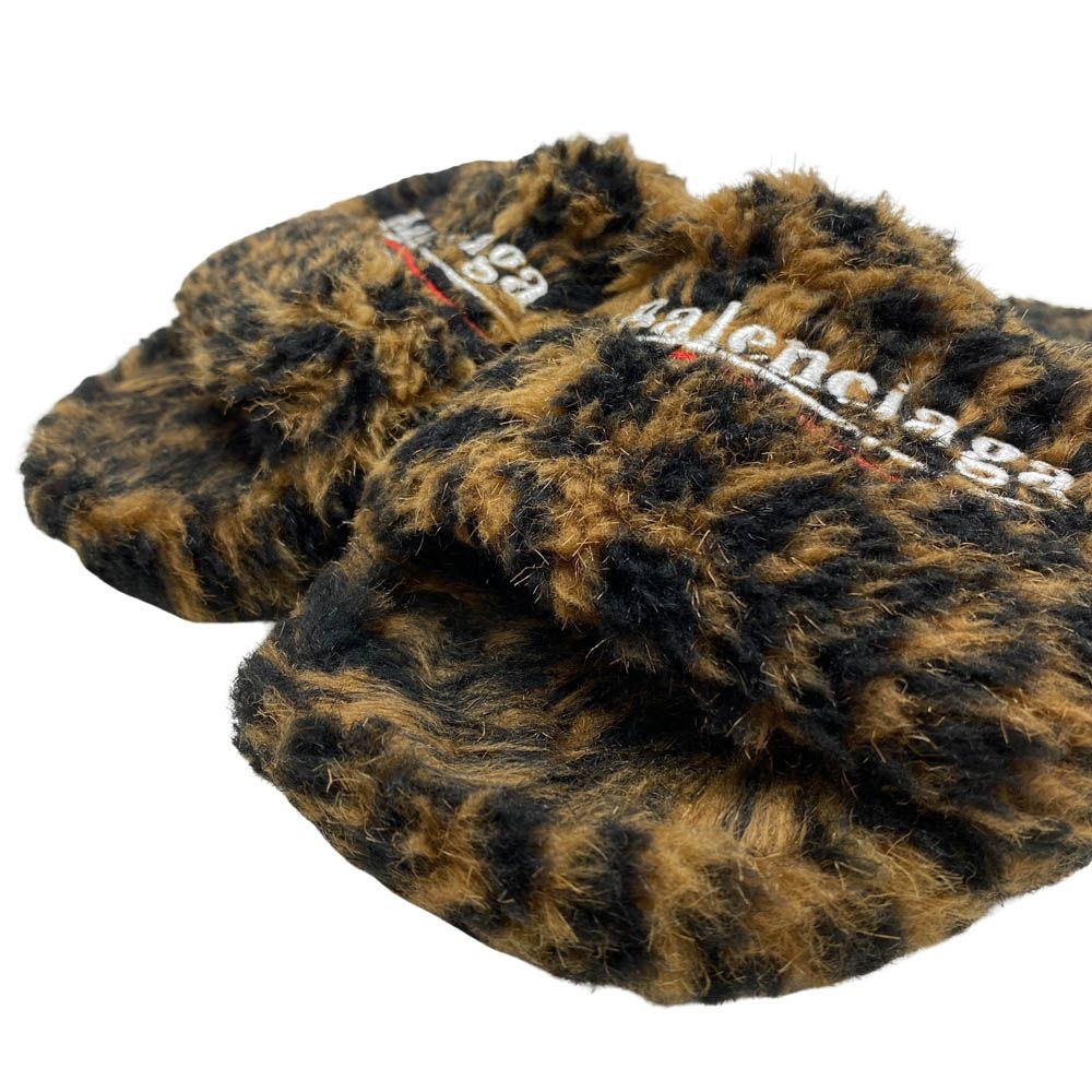 BALENCIAGA バレンシアガ 22AW レオパード フェイクファー