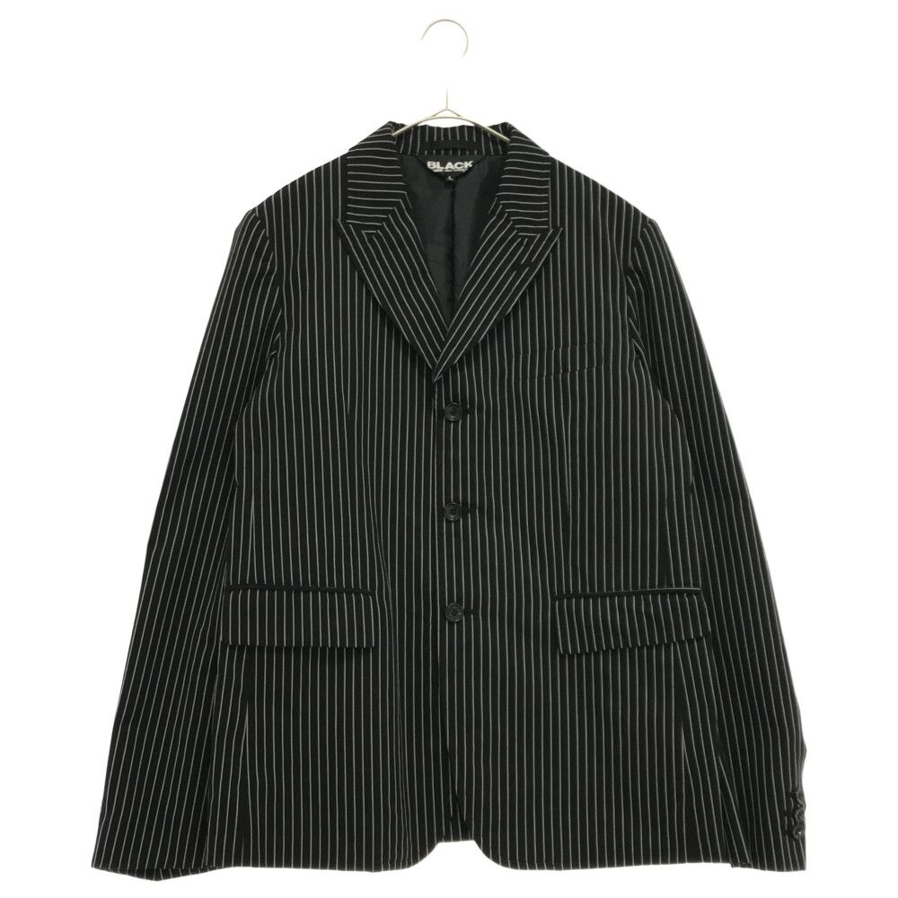 ブラックコムデギャルソン テーラードジャケット XL ポリエステル ブラック BLACK COMME des GARCONS(ブラックコムデギャルソン) 23AW poly