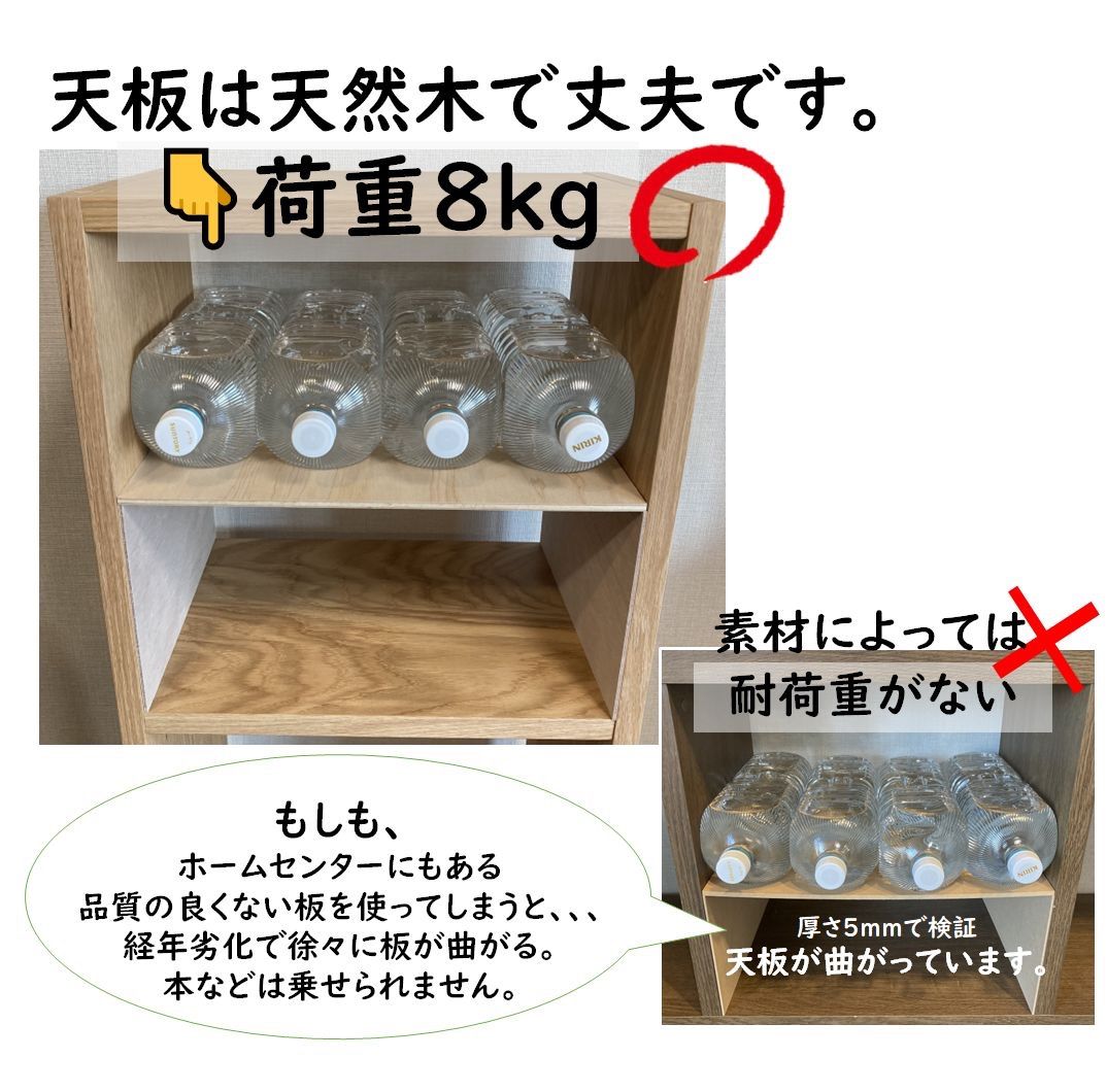 コの字棚　6セット （サイズ混在）無印良品スタッキングシェルフ用自作品 コの字棚 6セット 無印スタッキングシェルフ用 自作品