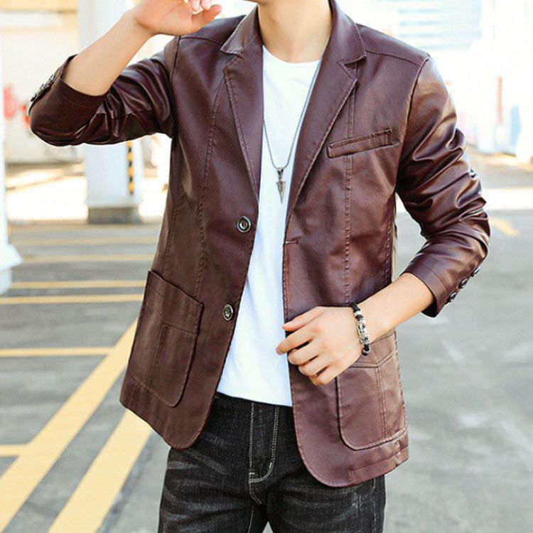 赤 レザーコート 赤レザー カーコートレザージャケット ファイト