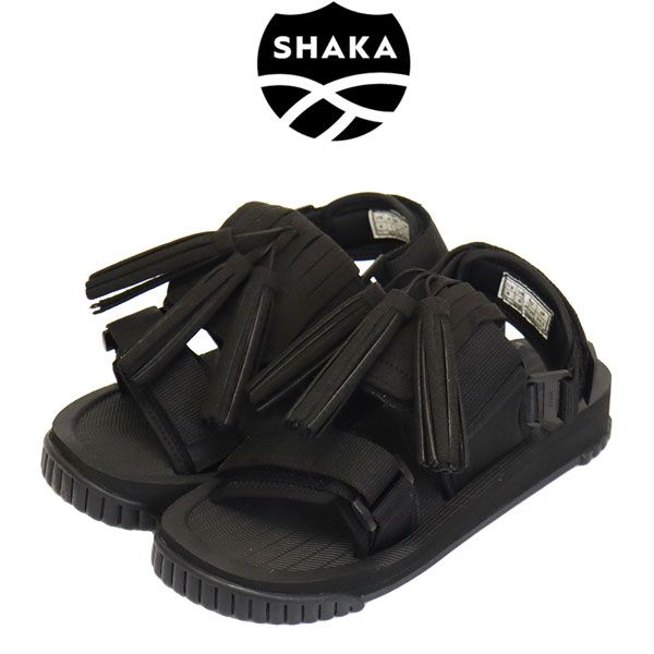 SHAKA シャカ SK-274 WEEKENDER TASSEL タッセル付き サンダル BLACK SK007 US10-約28.0cm