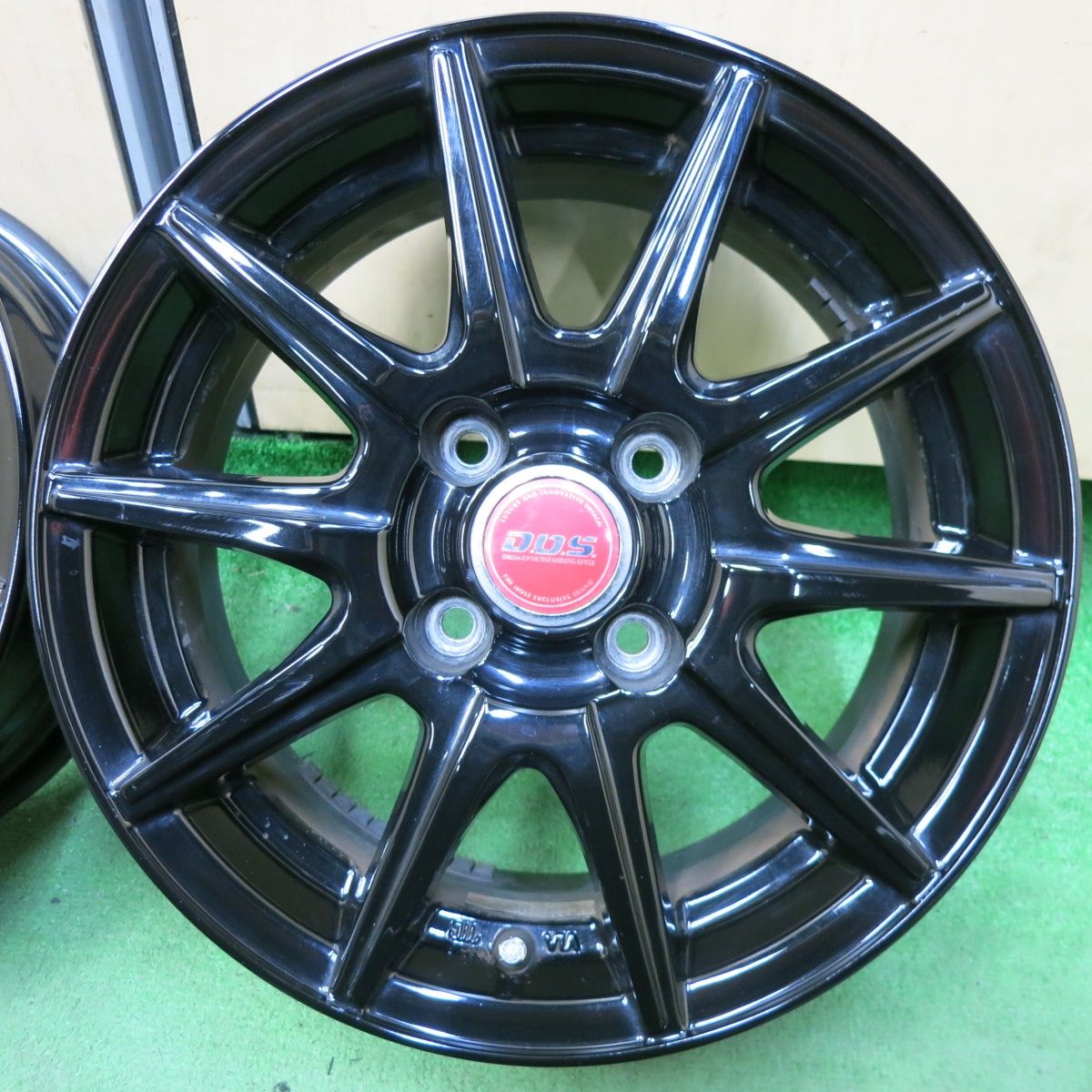 送料無料] 4本価格D.O.S. DOS 14インチ ホイール 14×5.5J PCD100 