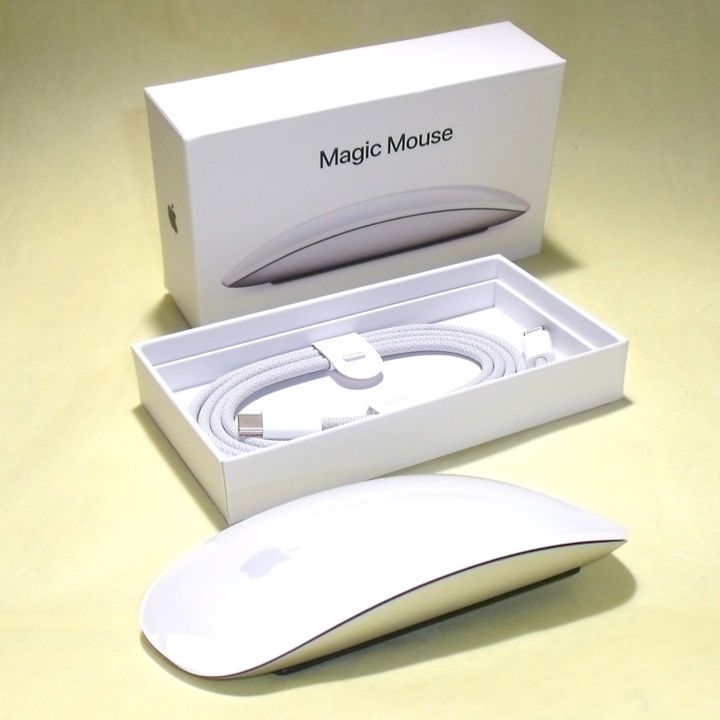 編込USB-Cケーブル付属 Apple Magic Mouse MK2E3J/A - アップルハーツ ...