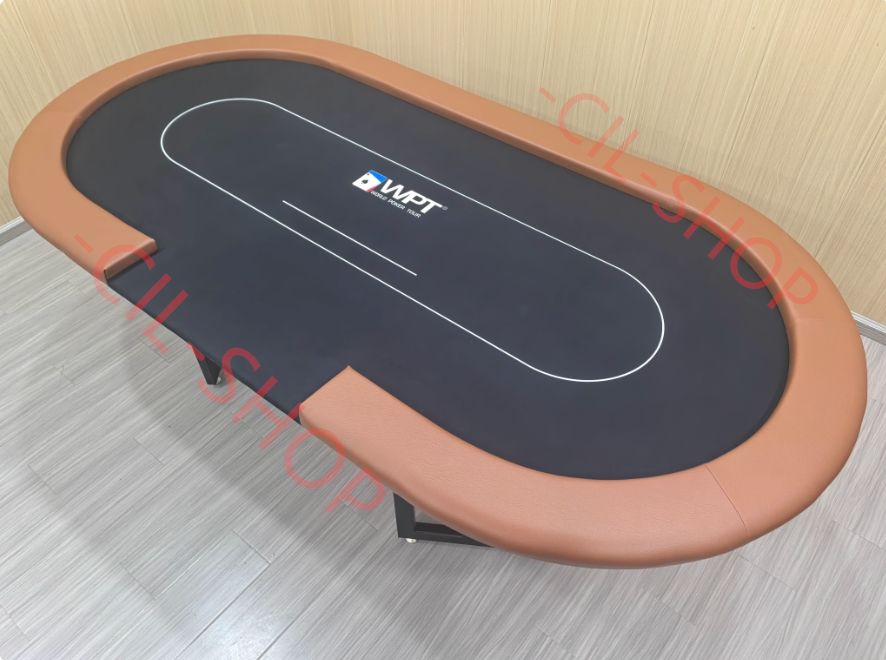 10人用ポーカーテーブル】WPT ポーカーテーブル カップホルダー付き 10