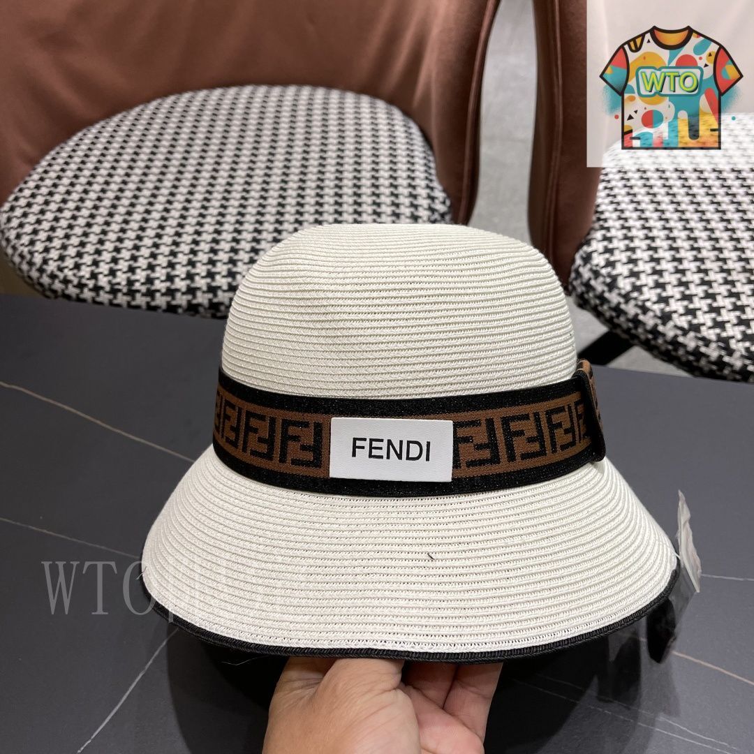 FENDI 帽子　新品　麦わら帽子 今日特価】Fendi 2025 新作 麦わら帽子 - メルカリ