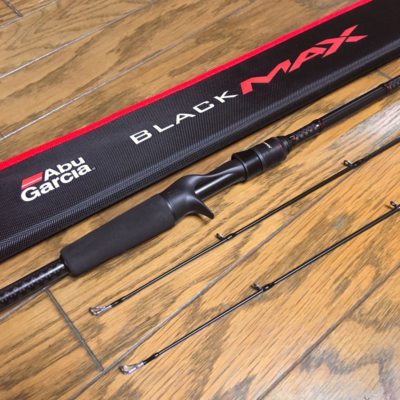 2WAY アブガルシア 6.5ft(1.98m) ベイトロッド2ピース BLACKMAX BMC662M+ML バス ルアーロッド abuベイト -  メルカリ