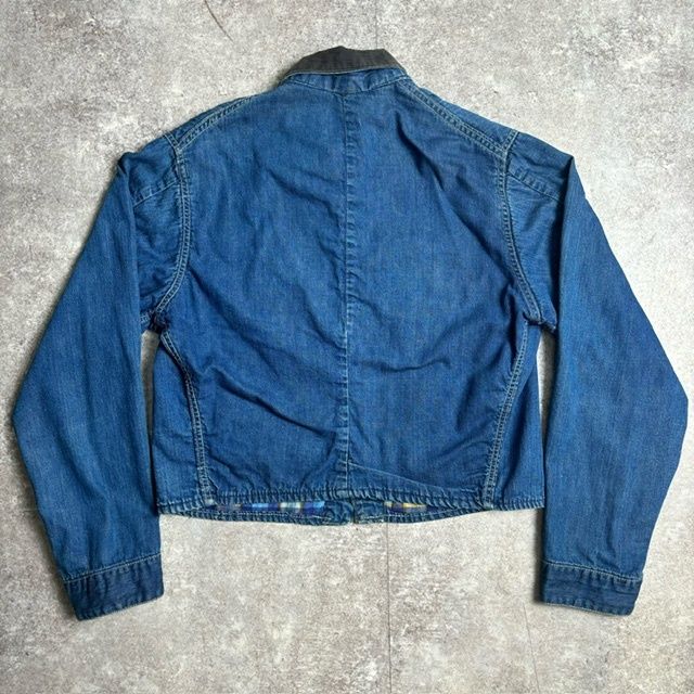 50s〜　TUFNUT ビンテージデニムカバーオール　タフナット　TUF NUT TUFNUT タフナット カバーオール デニムジャケット ショート丈