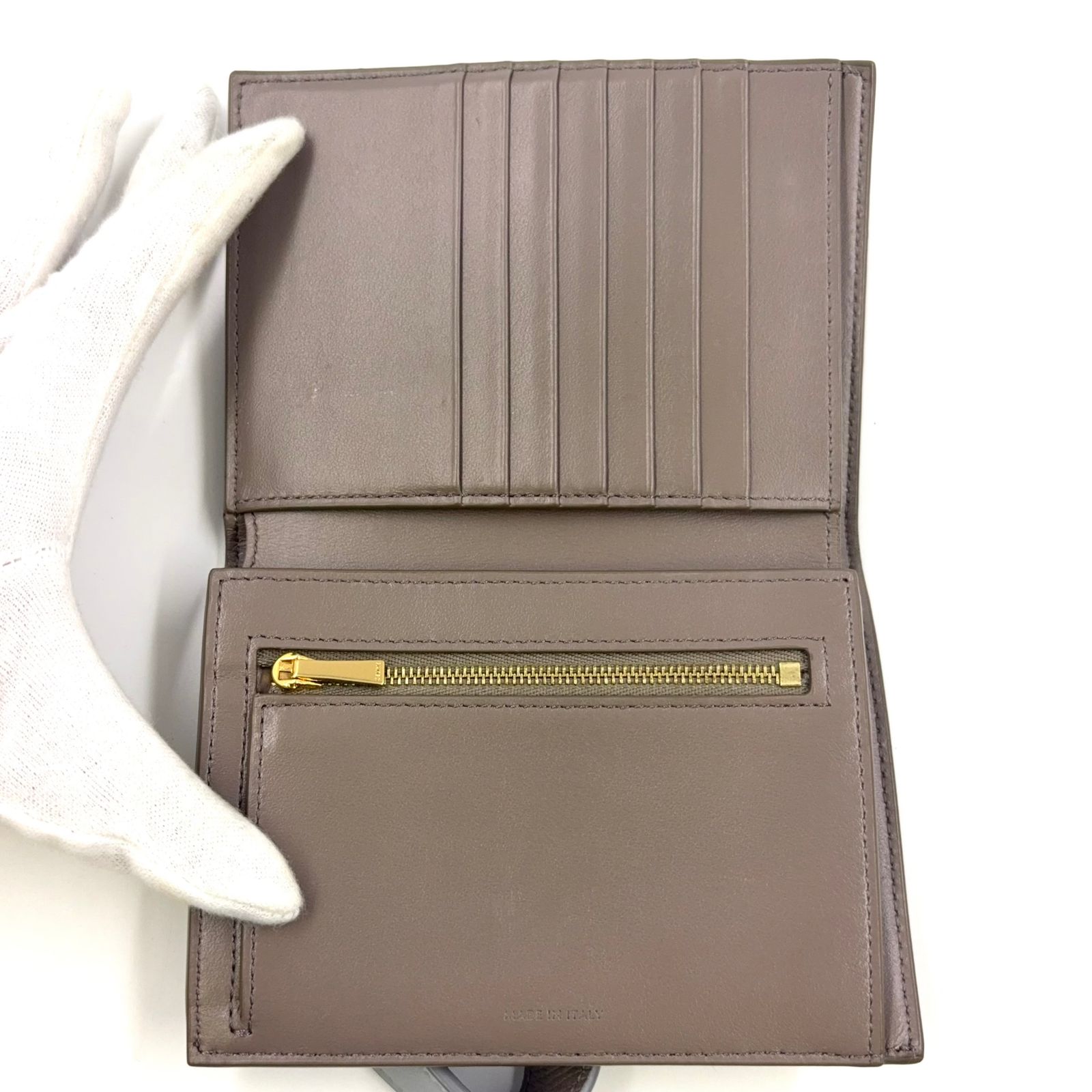 ミディアムストラップウォレット レザー