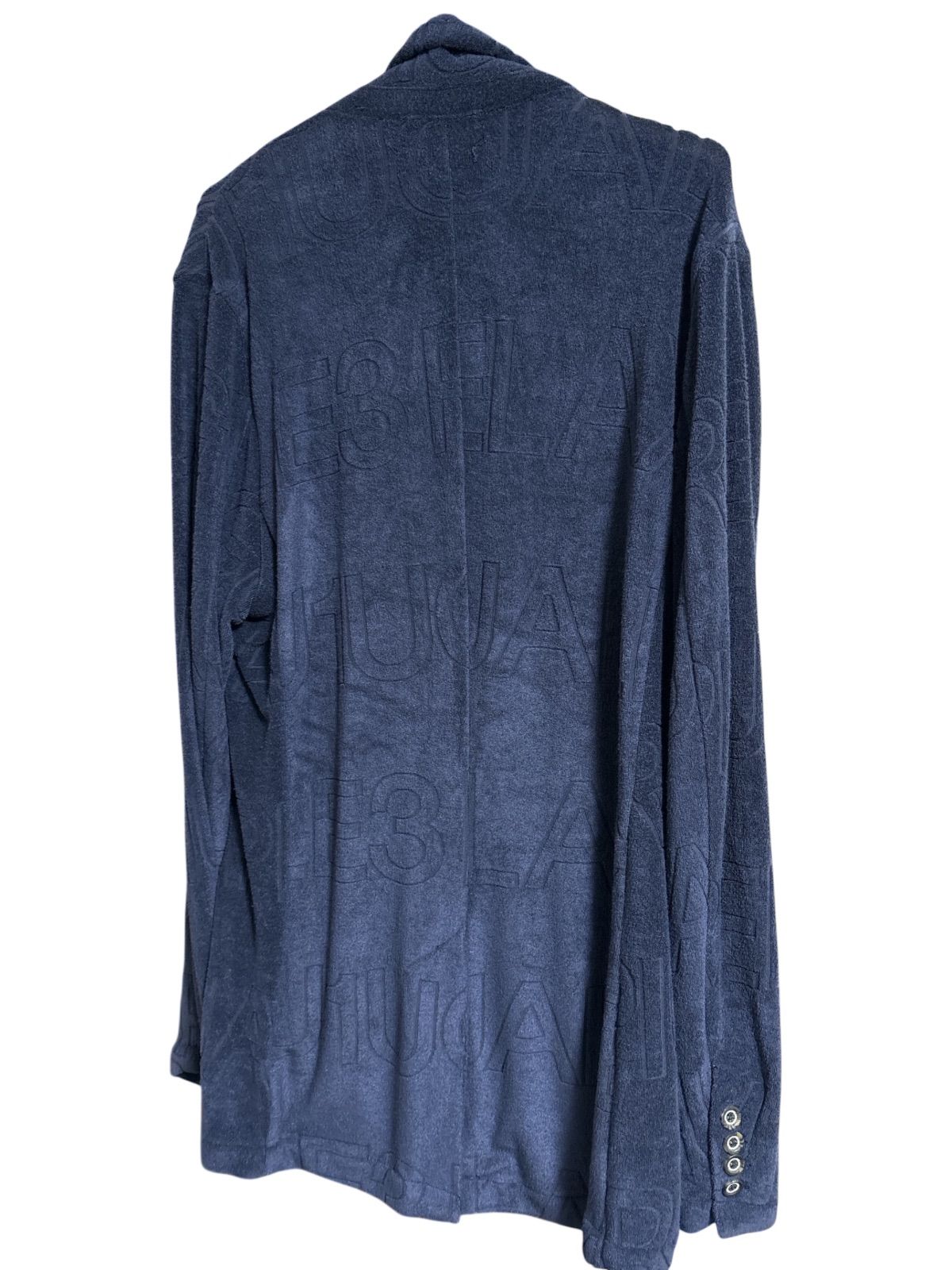 新品1PIU1UGUALE3 RELAX ウノピ パイルロゴジャケット 紺 L 新品1PIU1UGUALE3 RELAX ウノピ パイルロゴジャケット 紺 M