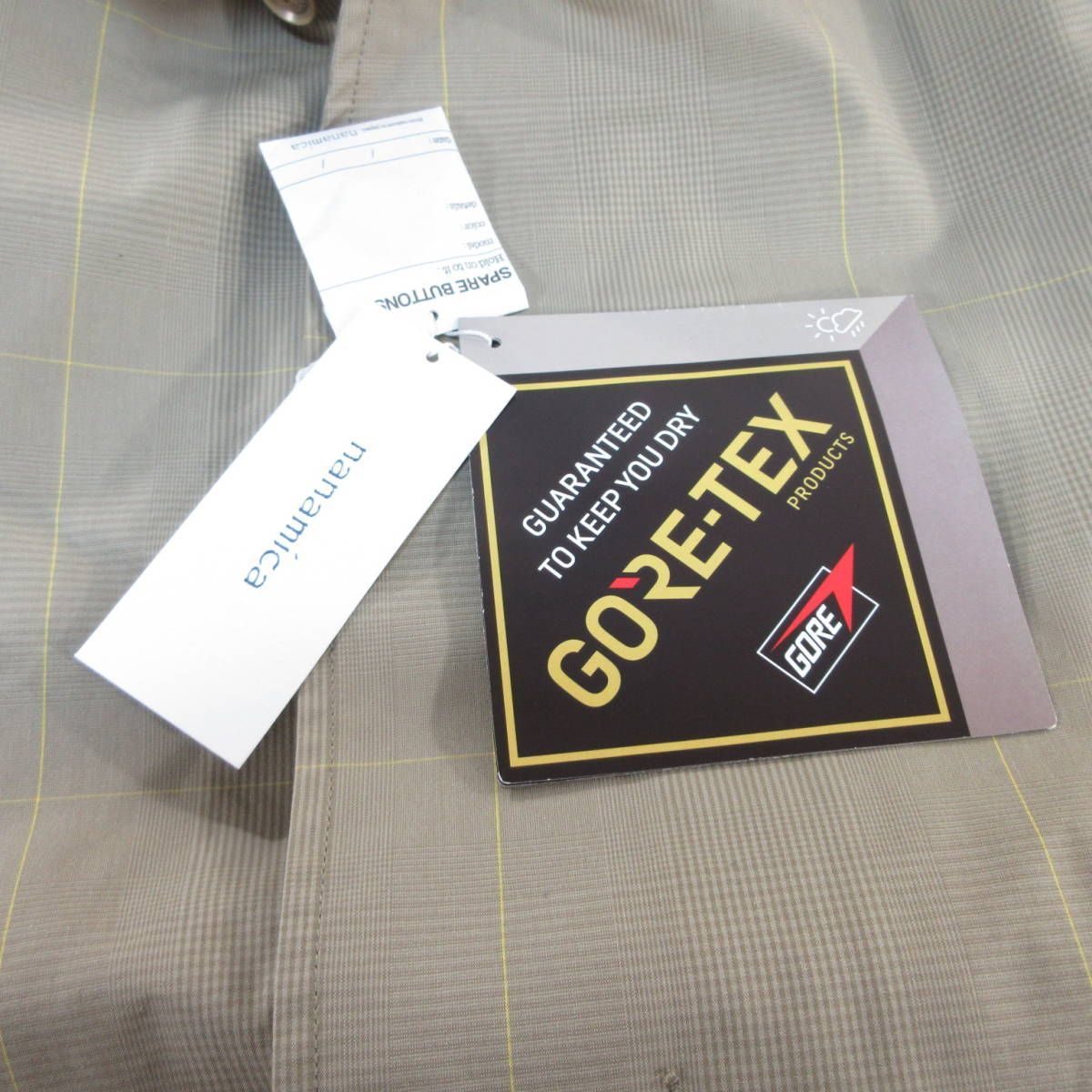定8.0万 新品 nanamica 防水 透湿 防風 GORE-TEX ステンカラー コート