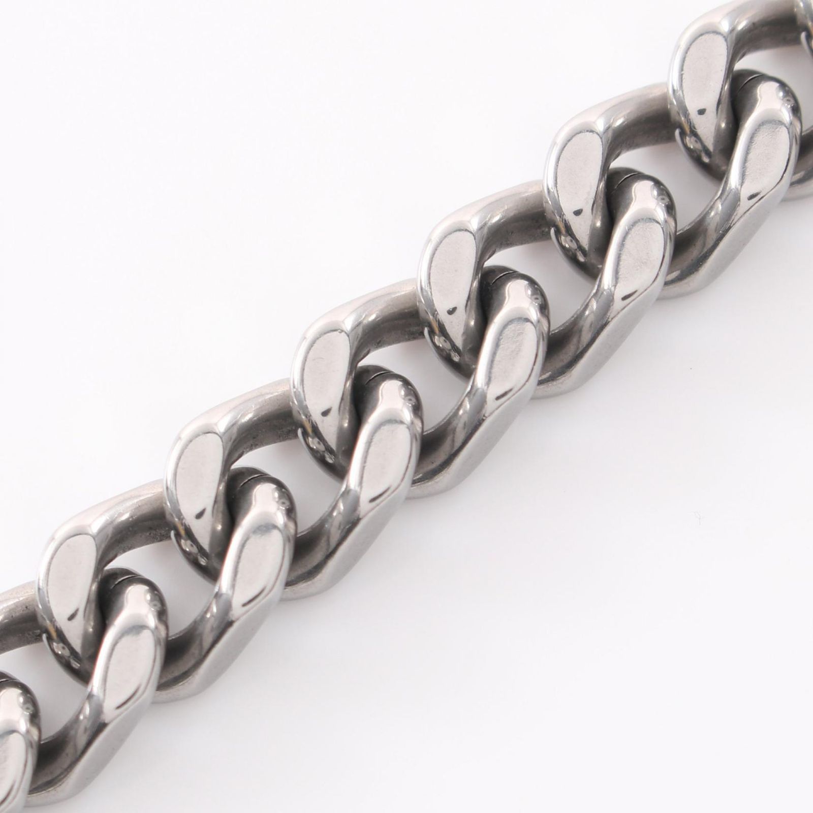 フェンディ FENDI ネックレス バゲット シルバー ステンレススチール