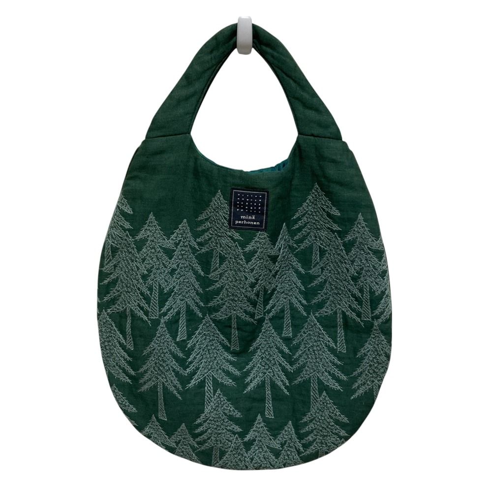 新品同様 mina perhonen ミナペルホネン land theater エッグバッグ