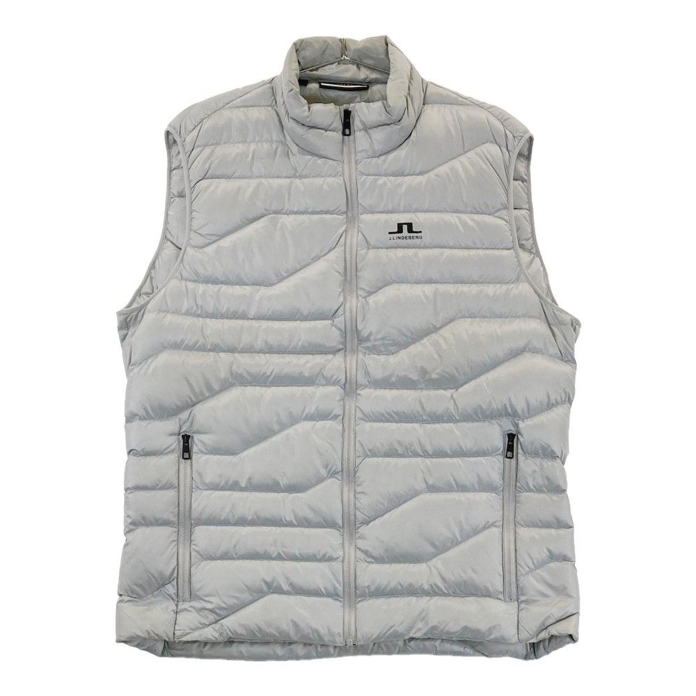 サイズ：L J.LINDEBERG ジェイリンドバーグ ダウンベスト グレー系  