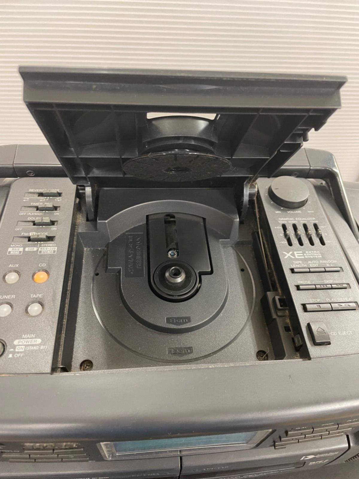 完動品】SHARP CDラジカセ/QT-88CD ダブルカセット - メルカリ