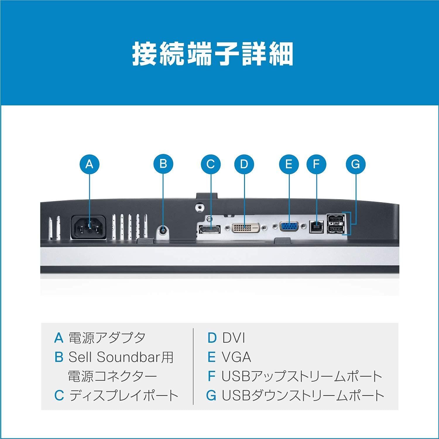 Dell ディスプレイ モニター U2412M 24インチ/WUXGA/IPS非光沢/8ms/VGA