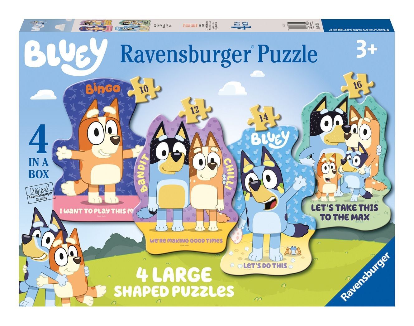 ブルーイ ジグソーパズル 4種セット 12・16・20・24ピース 知育玩具 子供用