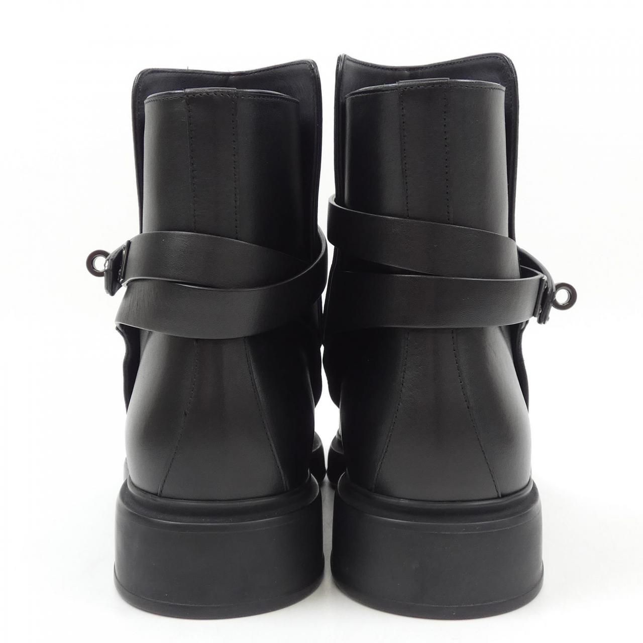 HERMES エルメスブーツ ジャンピング ショート 黒 38 エルメス HERMES