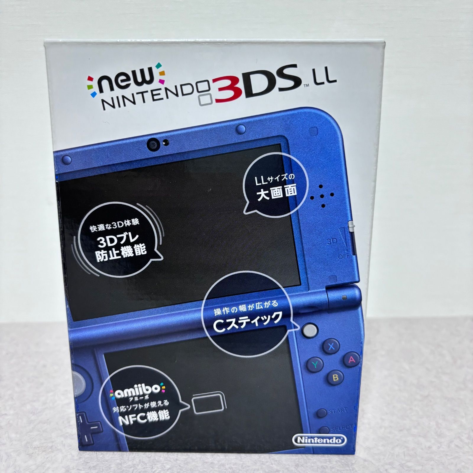 new 3DS LL メタリックブルー RED-001 ニンテンドー