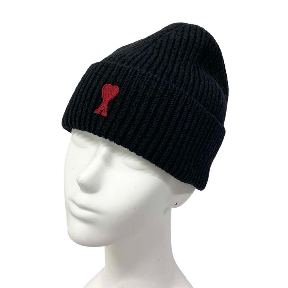 AMI PARIS アミパリス BFUHA116.018 009 Ami de Coeur ビーニー ニット帽 ニットキャップ ユニセックス