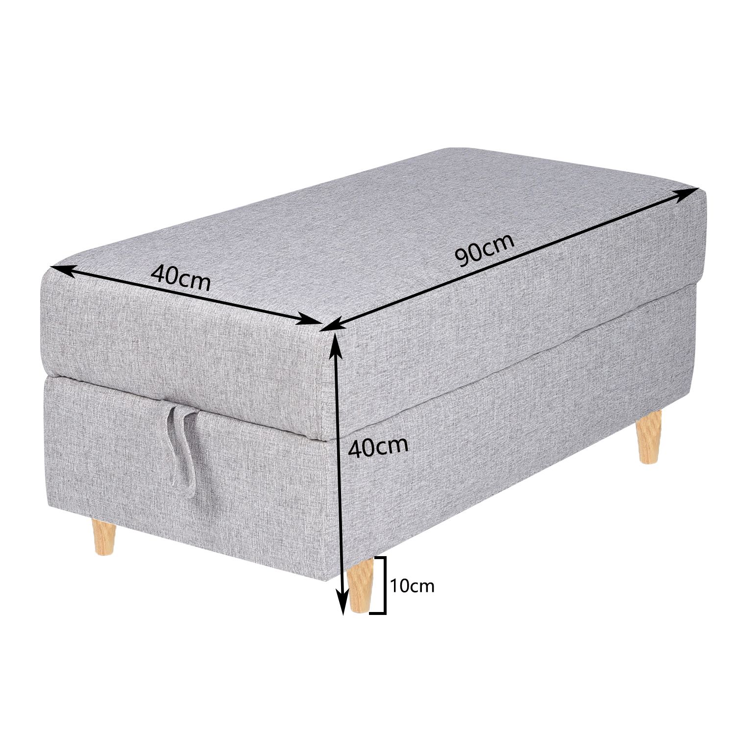 ソファ足踏み 履物台 収納スツール 多機能一体型 インテリア収納家具