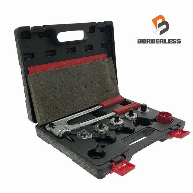 比較的 TASCO タスコ チューブエキスパンダーキット TA525 TA525B ヘッド5個 パイプリーマ1個 ケース付 拡管工具