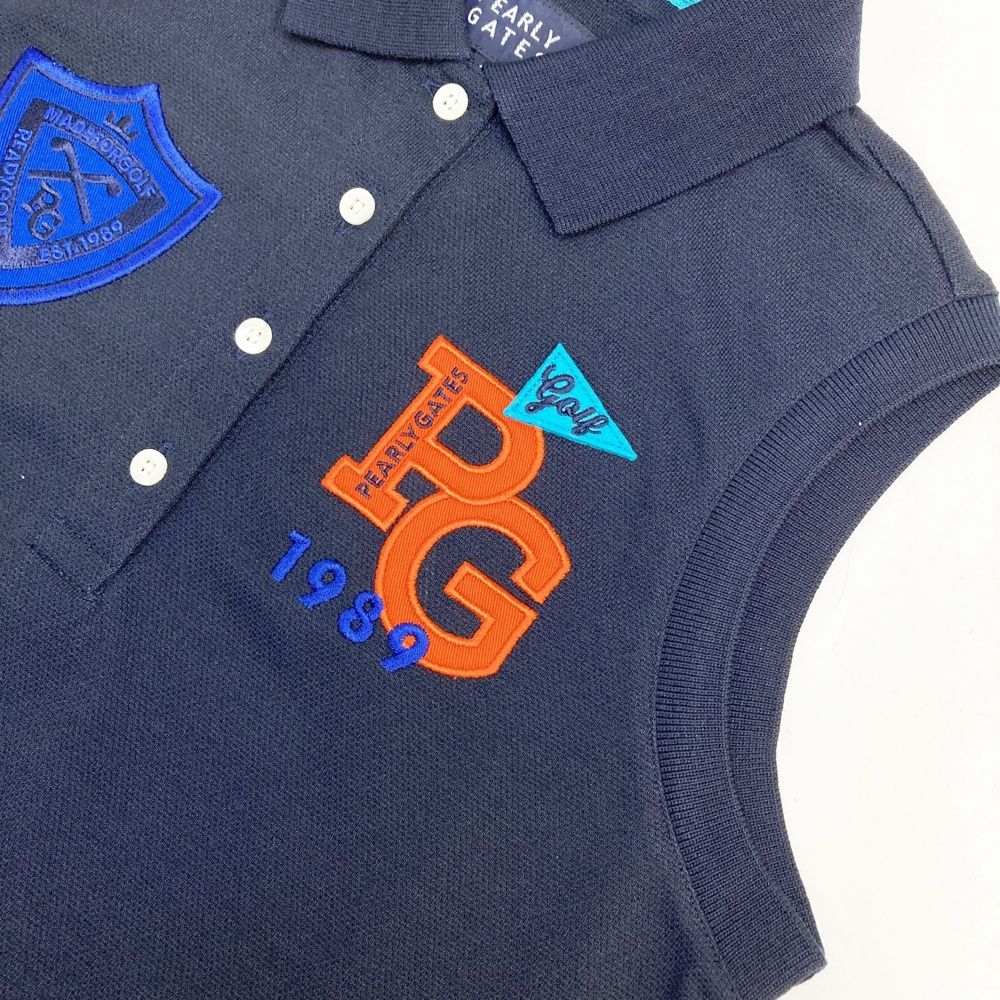 PEARLY GATES(パーリーゲイツ) 女性用ノースリーブTシャツ 55 サイズ