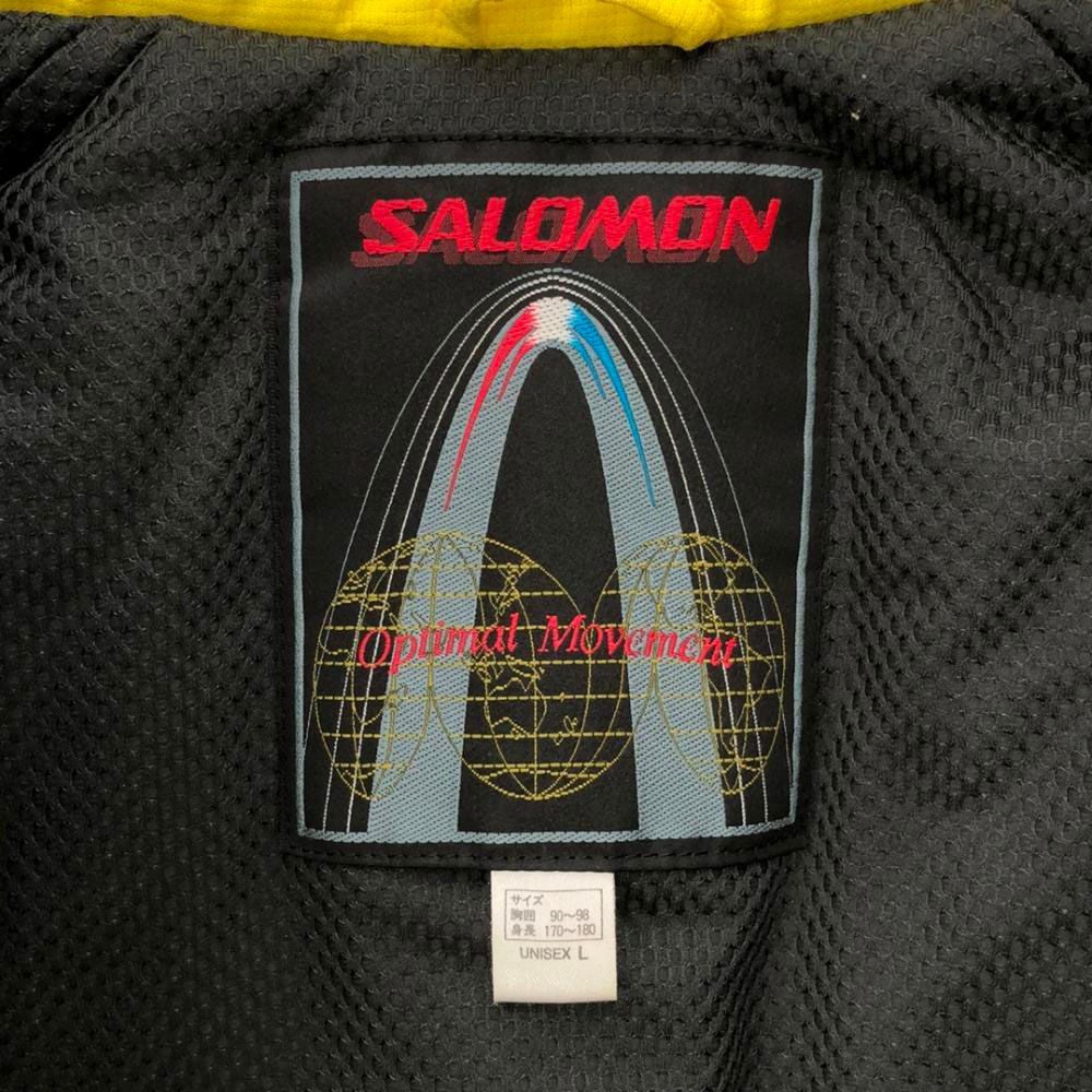 サロモン UNISEX 総柄 スノーボード 中綿ジャケット L イエロー