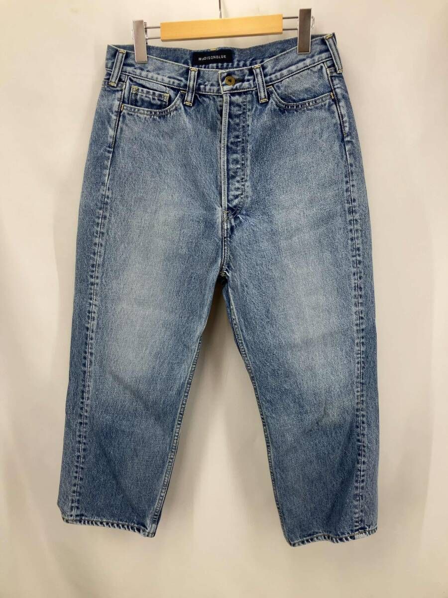 MADISONBLUE マディソンブルー サルエルデニムパンツ MB221-3015 日本製 サイズ01 S ライトブルー 通年