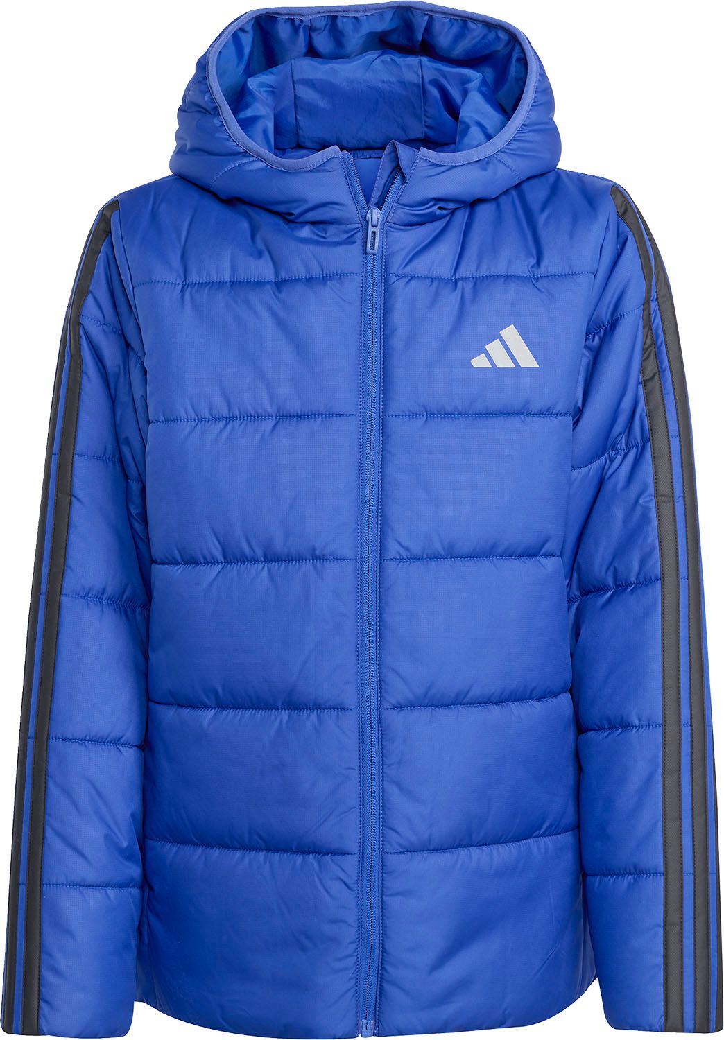 アディダス adidas エッセンシャルズ スリーストライプス 中わた入りジャケット キッズ 子ども ジュニア アウター ジャンパー 上着 防寒着 保温 クライマウォーム ドライ 撥水 KKO90 KA0832 セミルシッドブルー|