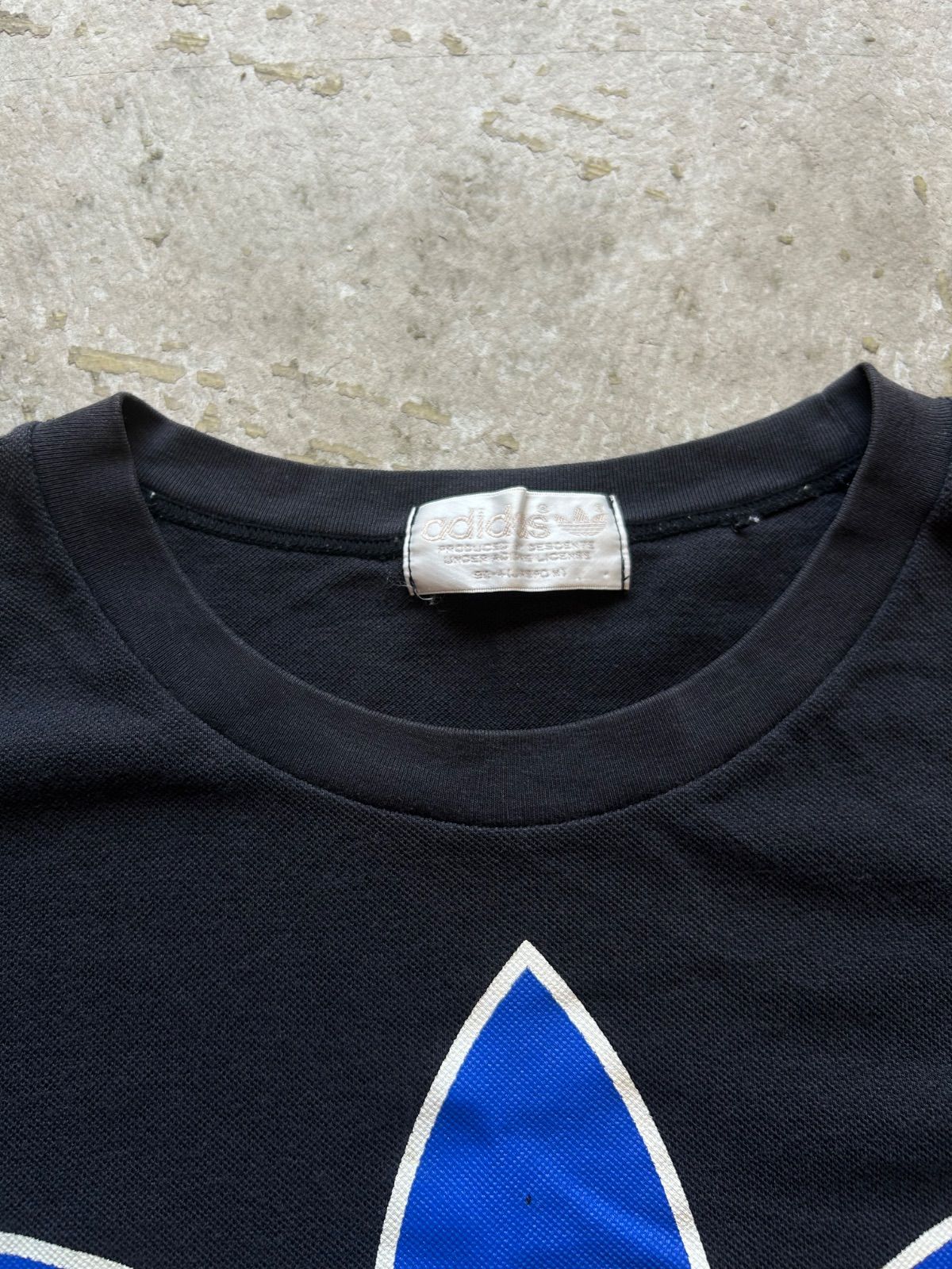 80s adidas アディダス トレフォイルロゴ Tシャツ 80年代