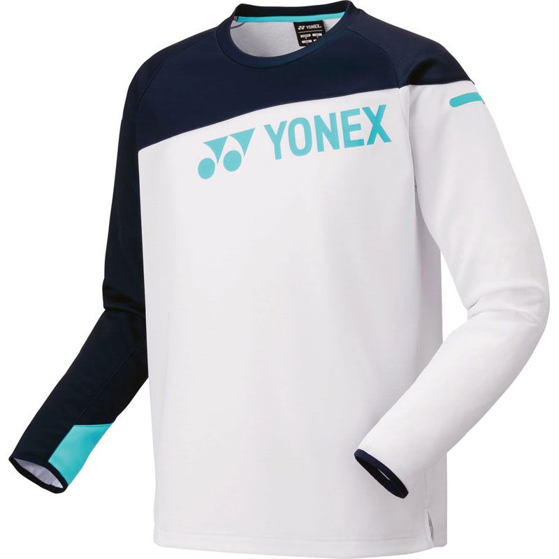 大人気，大得価 YONEX ヨネックス ユニライトトレーナー テニス プラクティスシャツ (31060-011)、ホワイト その他