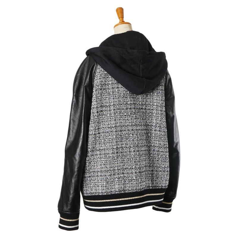 ヴァレンチノ ボンバージャケット サイズ：50 ブラック ホワイト
