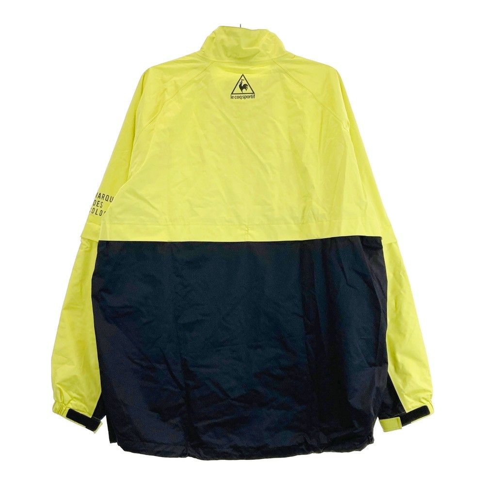 ルコックゴルフ レインウェア セットアップ イエロー ゴルフウェア