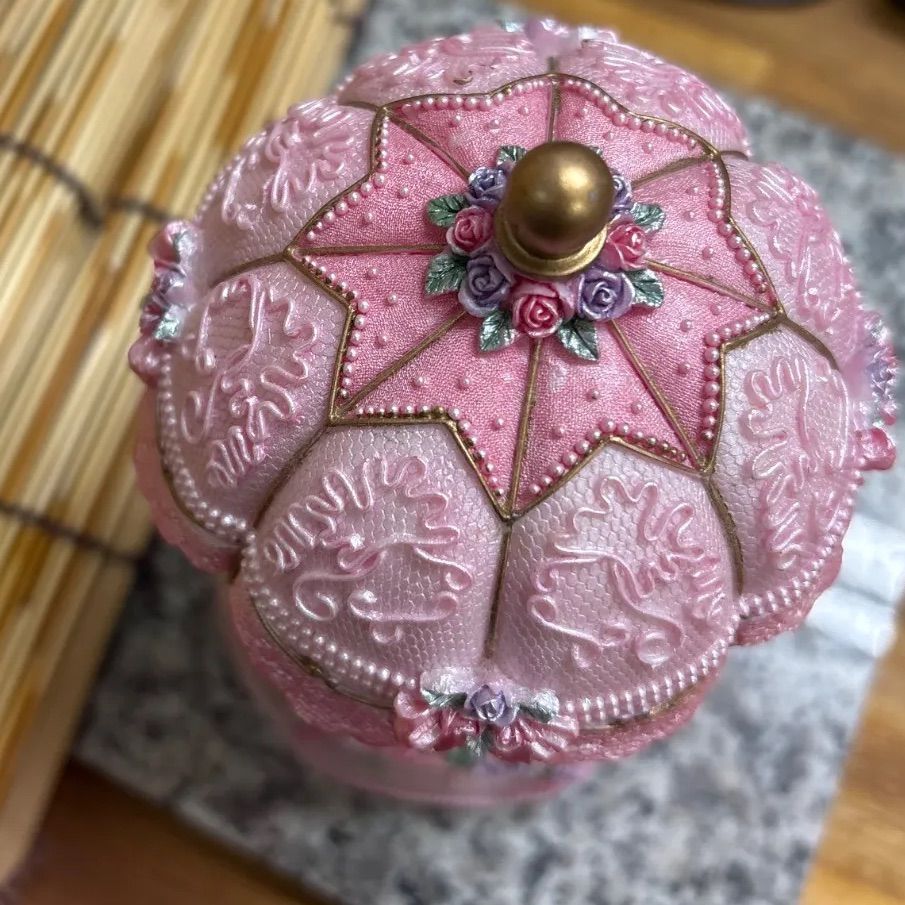 イシグロ オルゴールメリーゴーランド L ローズピンク LED付 12200