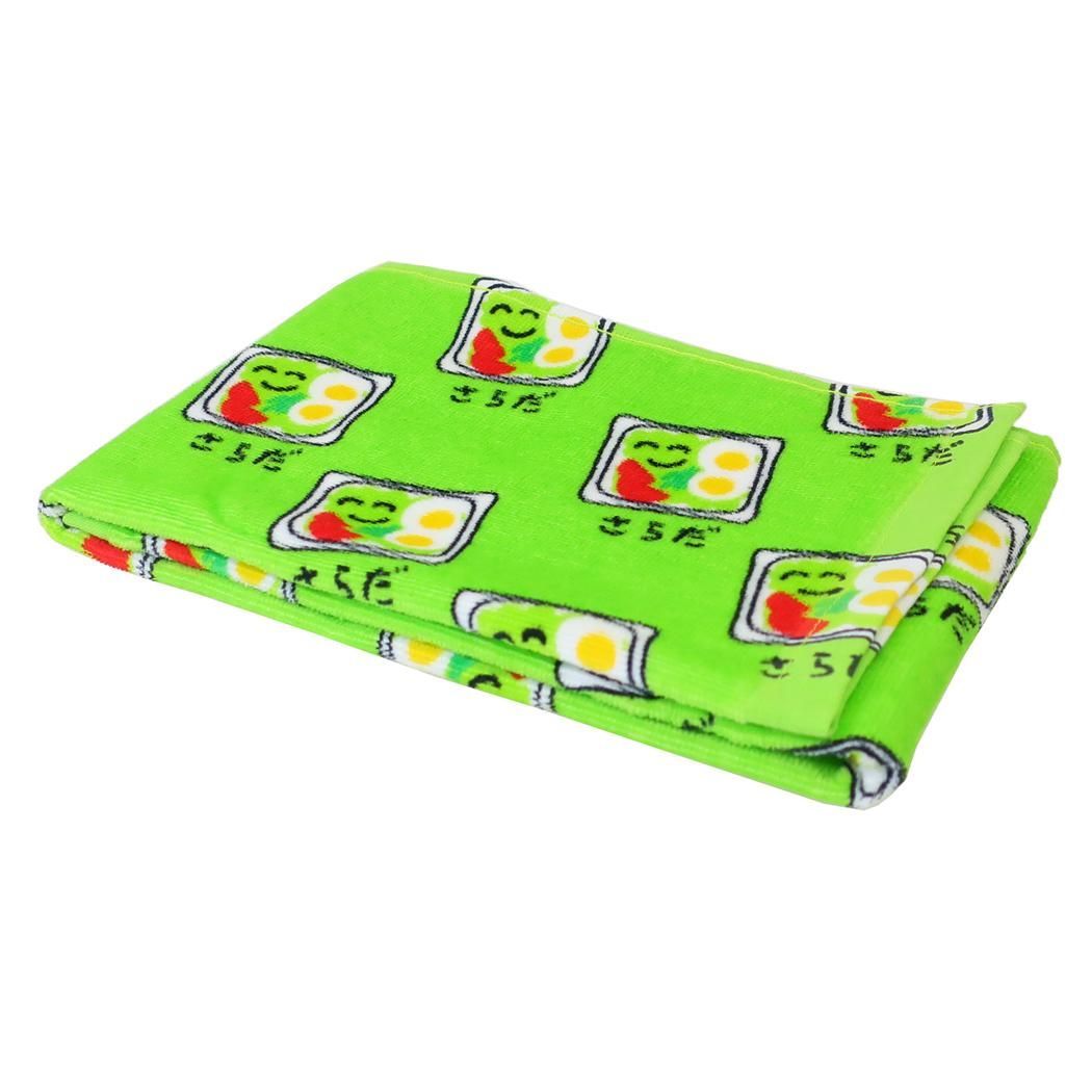 メール便】コンビニおえかきさん フェイスタオル プリントロングタオル