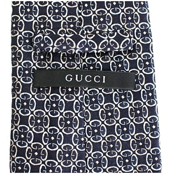 グッチ 未使用 シルク ネクタイ 中古 Aランク GUCCI メンズ ビジネス