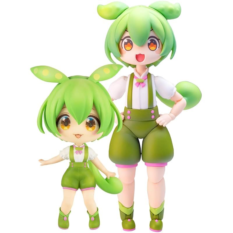 ピーエムオフィスエー PLUM プラフィア ずんだもん ミニフィギュア同梱セット 全高約100mm 1|12スケール 色分け済みプラモデル 組立キット PP223