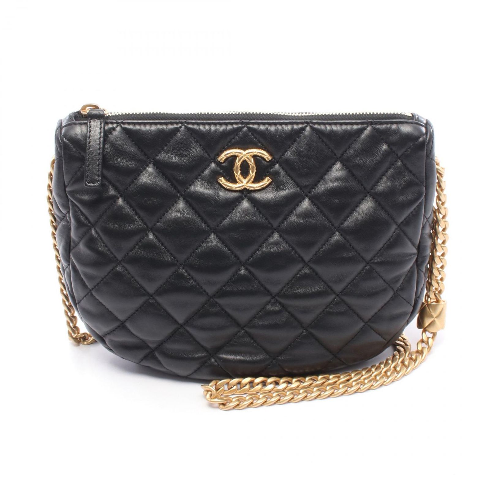 シャネル CHANEL ショルダーバッグ マトラッセ ブラック
