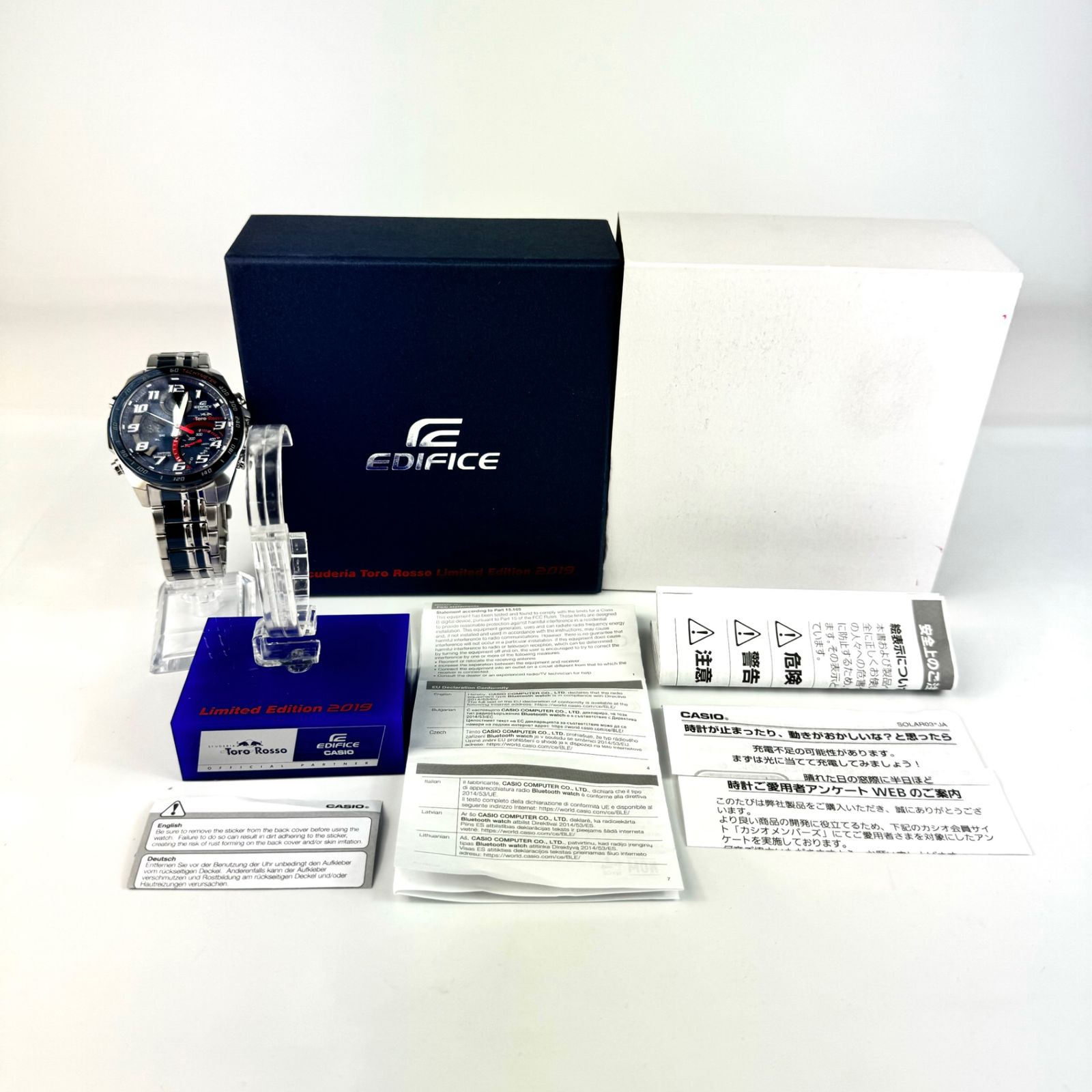 美品・希少】カシオ CASIO エディフィス EDIFICE ECB-900TR-2AJR 