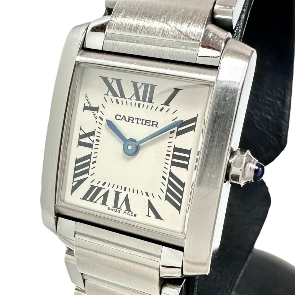カルティエ CARTIER タンクフランセーズ SM W51008Q3 ステンレス  