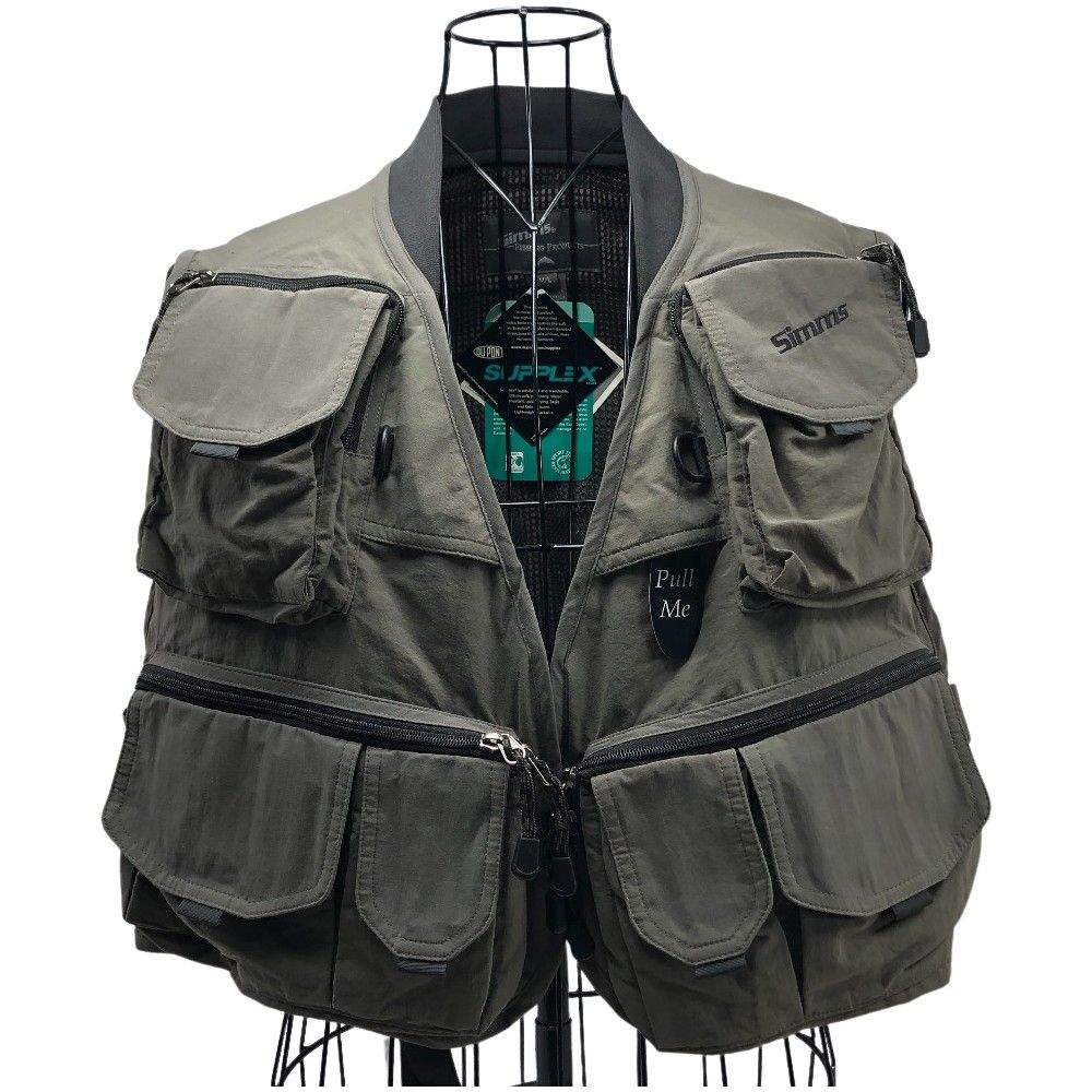 ΣΣSIMMS シムス フィッシングベスト ガイドベスト M|Lサイズ