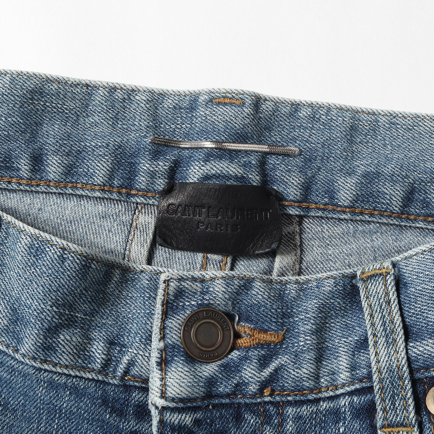 サンローラン パリ パンツ デニムパンツ スキニー コットン ボトムス  