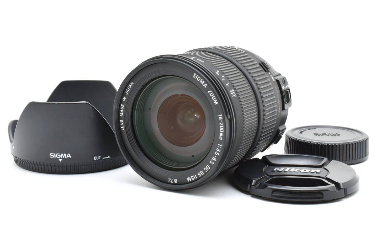 SIGMA 18-200mm F3.5-6.3 DC ズームレンズ　NIKON カメラ ☆シグマ SIGMA 18-200mm F3.5-6.3 DC OS HSM ニコン Nikon☆ T#