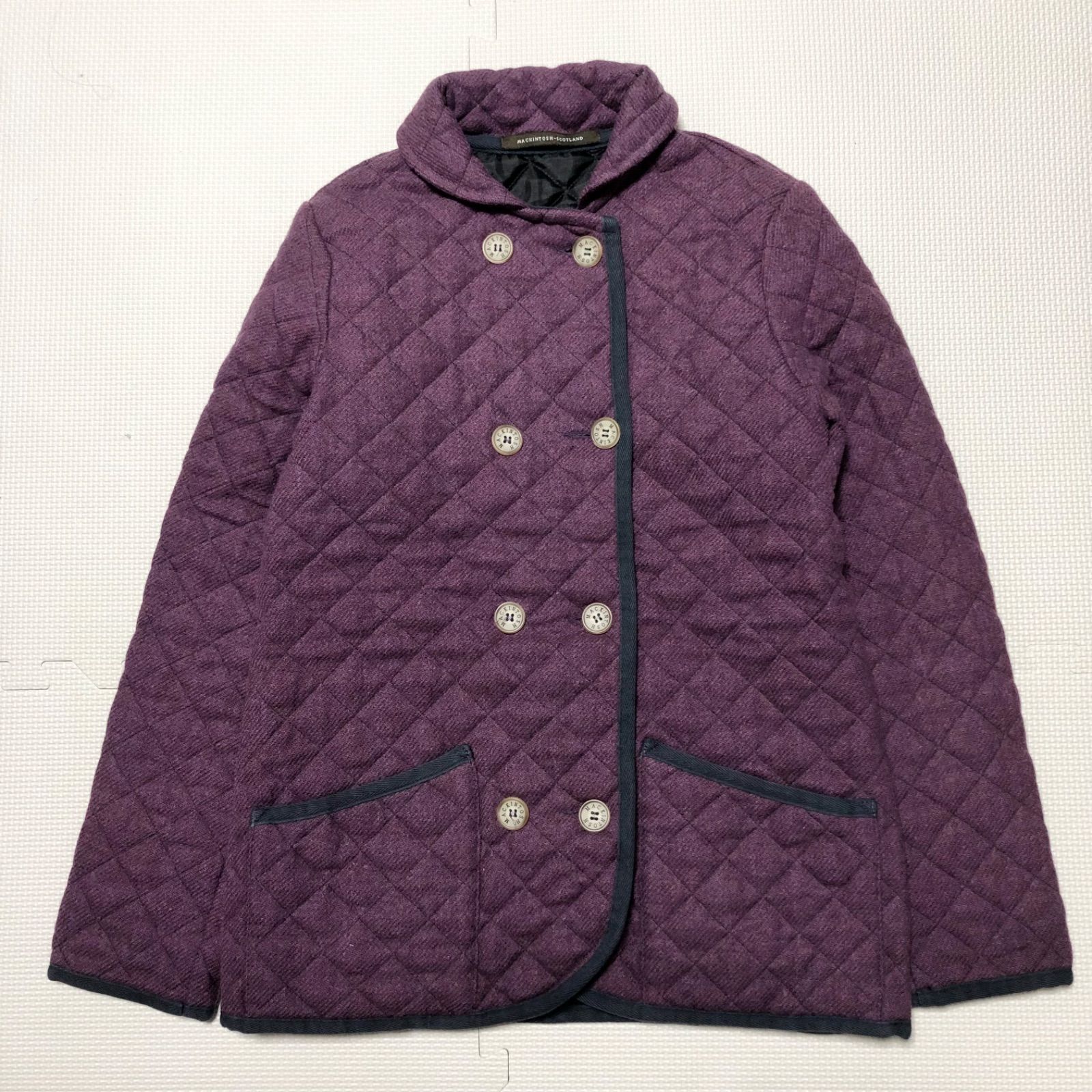 □極美品□希少ダブル□MACKINTOSH マッキントッシュ キルティング 